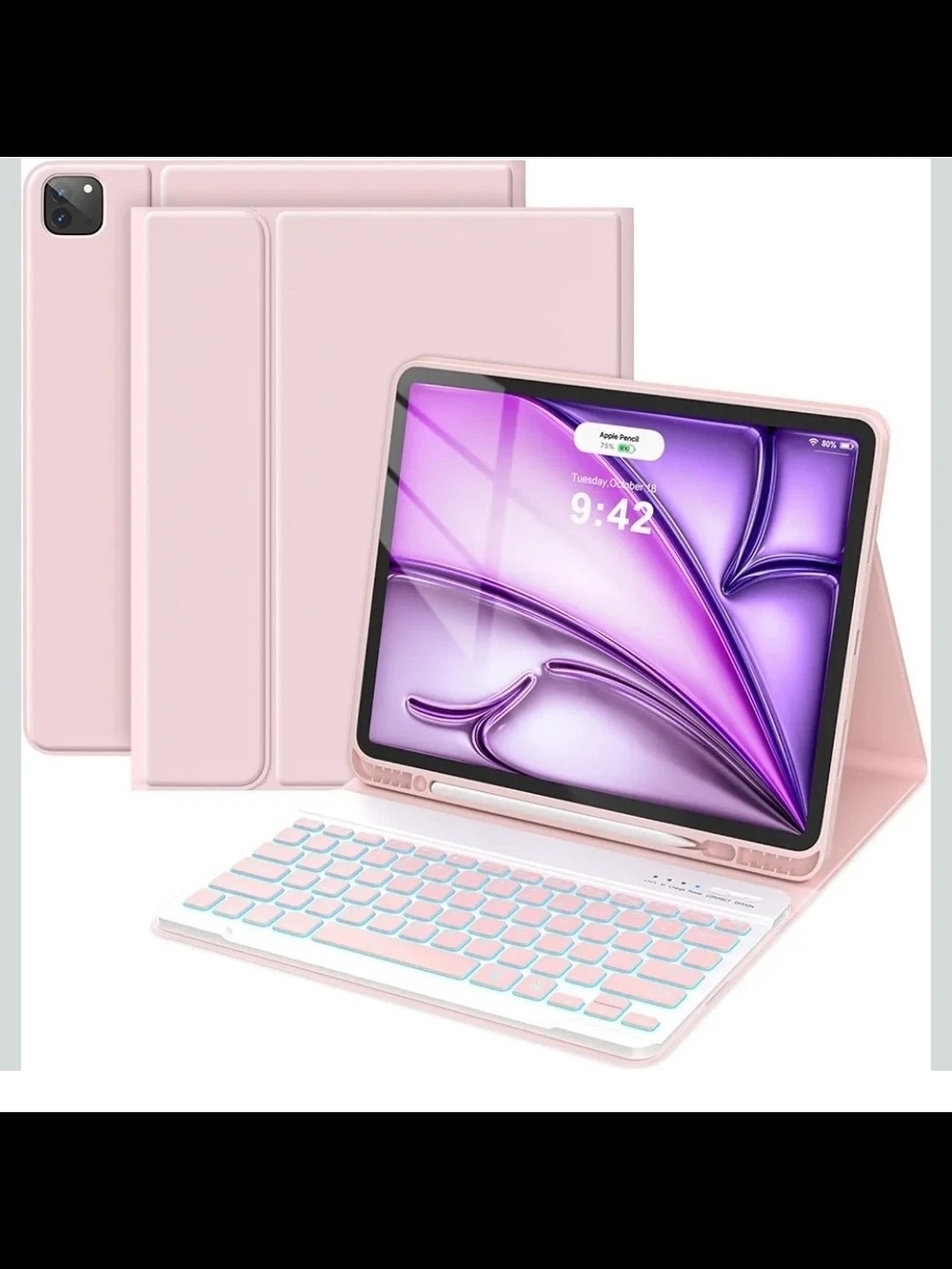 COO for iPad Air 13 Inch Case Keyboard (M4/M3/M2, 2026/2025/2024), Keyboard Case